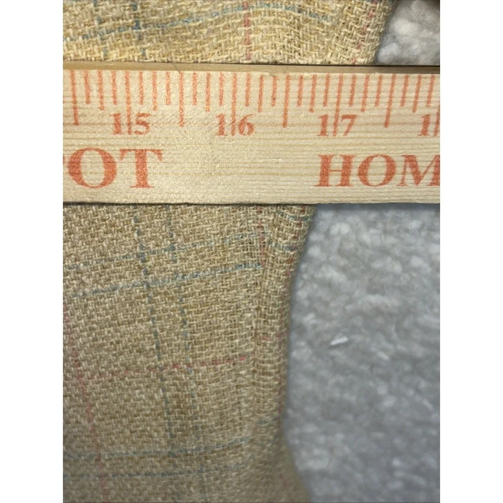 Vtg Country Britches Women Coat Size pit to pit 34Plaid Beige‎